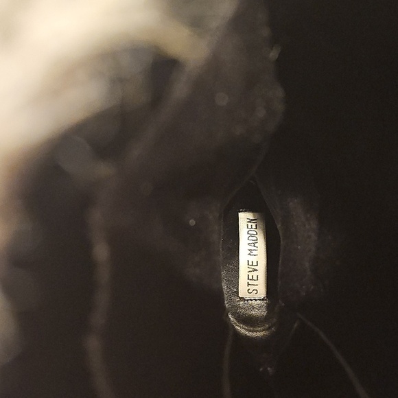 Steve Madden Black and Brown Faux Fur Boots - Picture 8 of 8